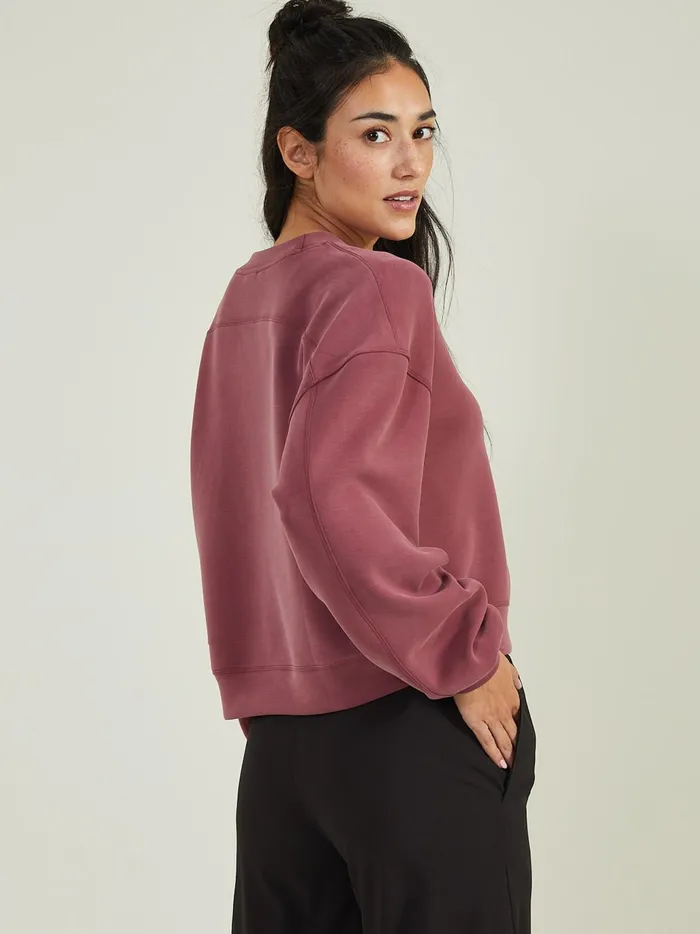 Women Altar039d State Activewear Supersoft Sweatshirt Crushberry