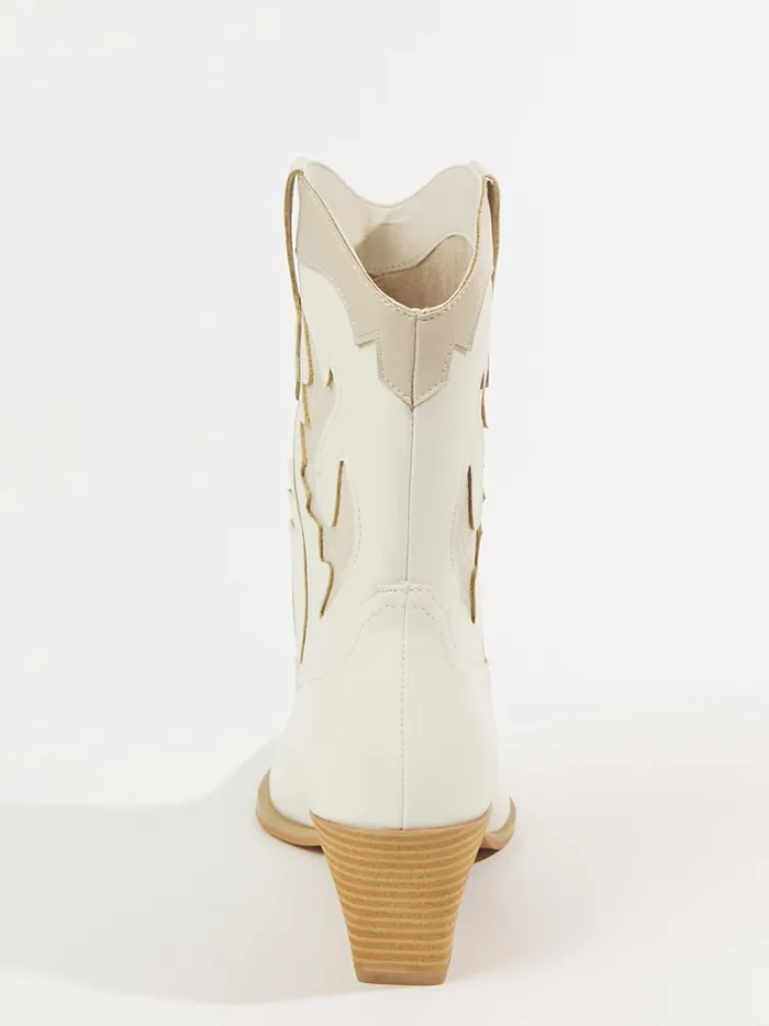 Women Altar039d State Boots Booties Houston Midwest Booties White