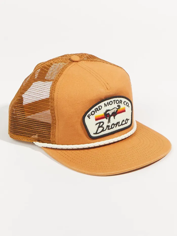 Women Altar039d State Hats Embroidered Bronco Patch Surf Hat Lightbrown