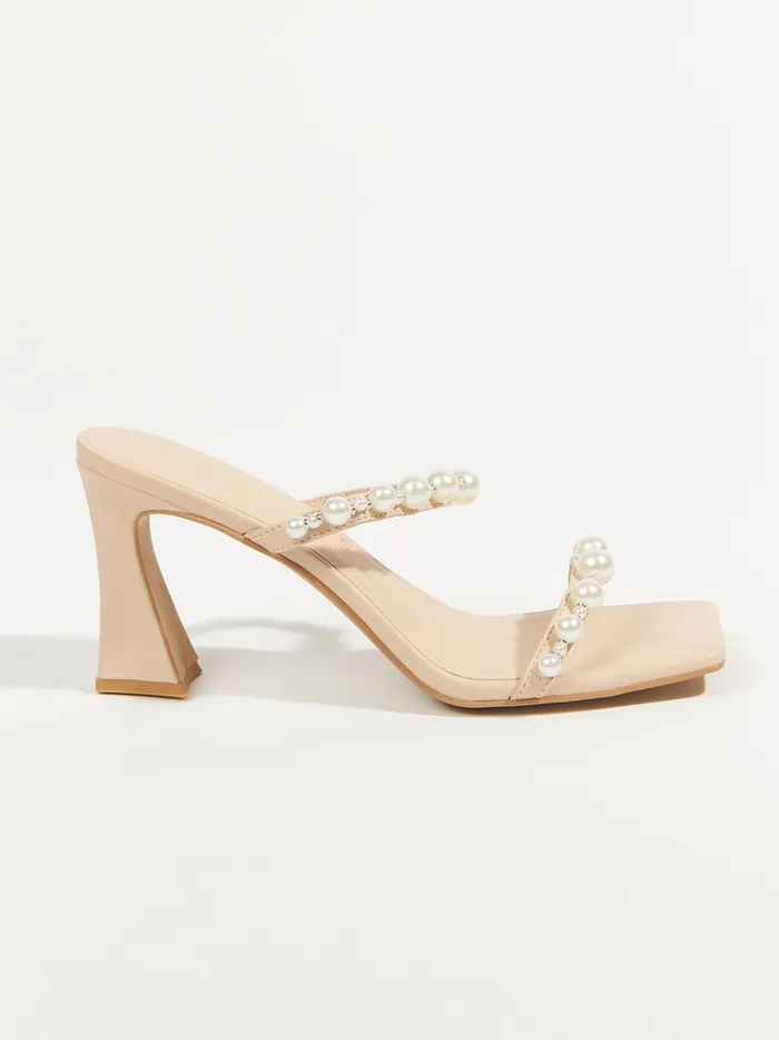 Women Altar039d State Heels Bobbie Pearl Heels By Matisse Nude