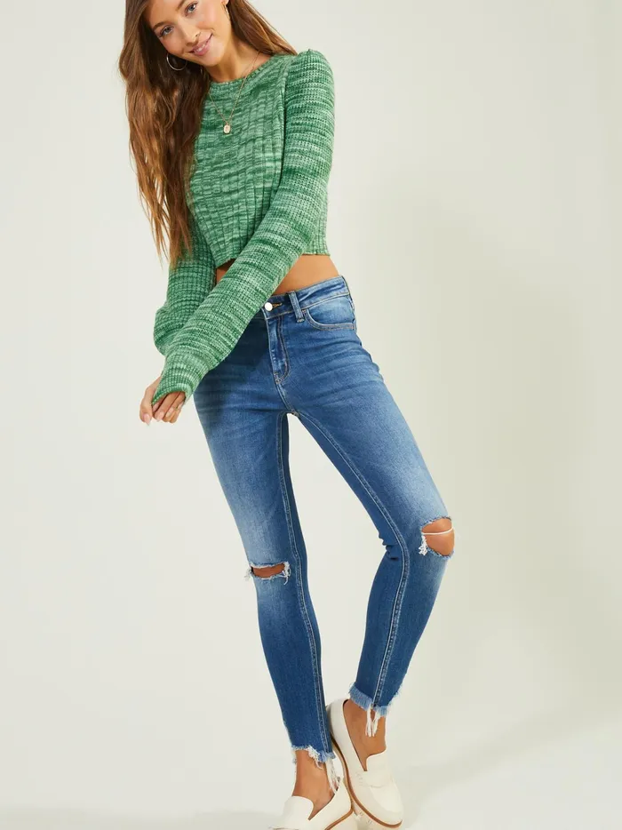 Women Altar039d State Jeans Poppy Skinny Jeans Mddark