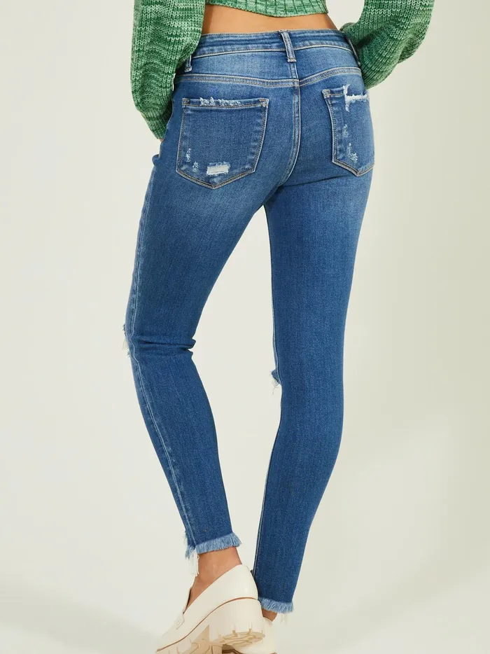 Women Altar039d State Jeans Poppy Skinny Jeans Mddark