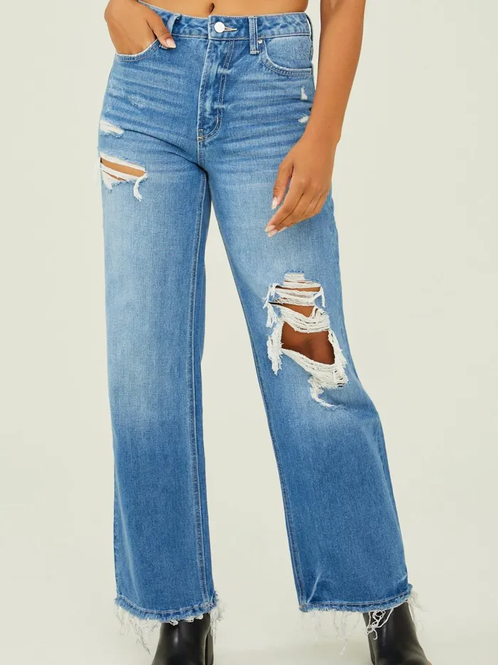 Women Altar039d State Jeans Tessa Straight Leg Jeans Mediumwash