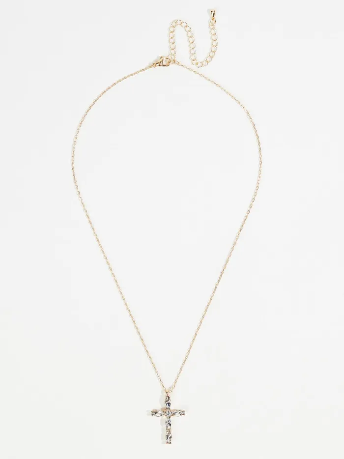 Women Altar039d State Jewelry Crystal Cross Pendant Necklace Goldcry