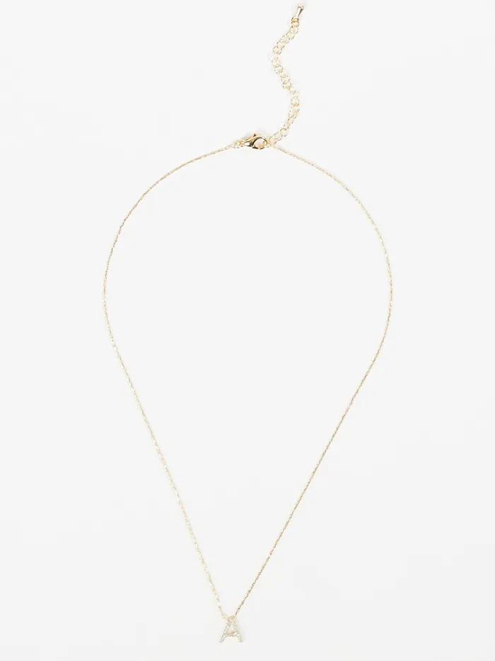 Women Altar039d State Jewelry Dainty Monogram Necklace 8211 A Gold