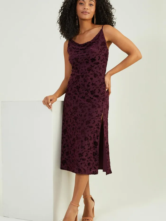 Women Altar039d State Maxi Midi Hadley Velvet Midi Dress Winetasting