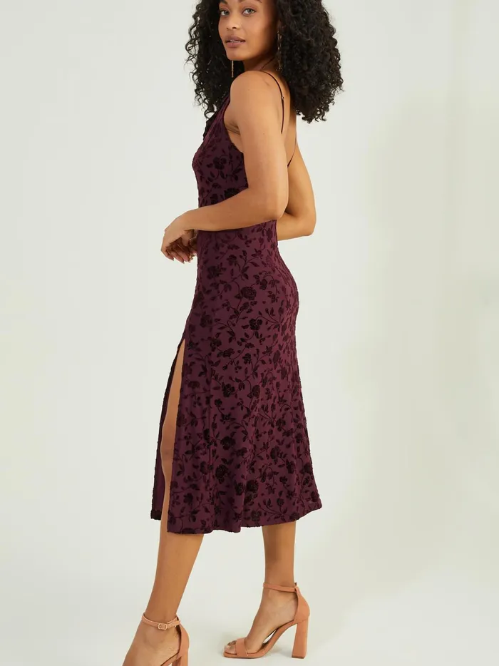 Women Altar039d State Maxi Midi Hadley Velvet Midi Dress Winetasting