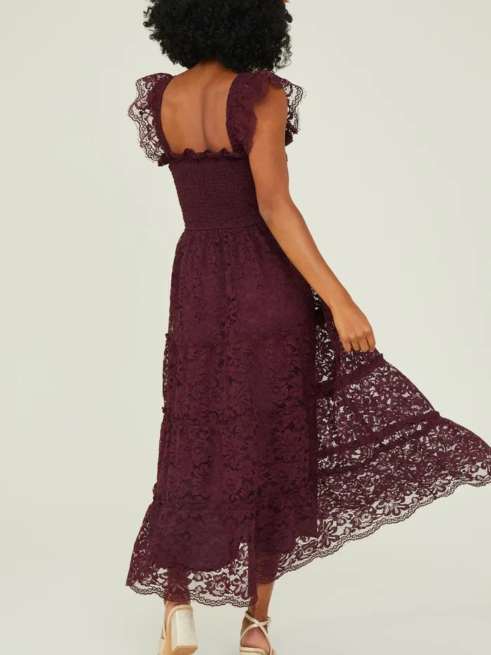 Women Altar039d State Maxi Midi Trystyn Lace Midi Dress Winetasting
