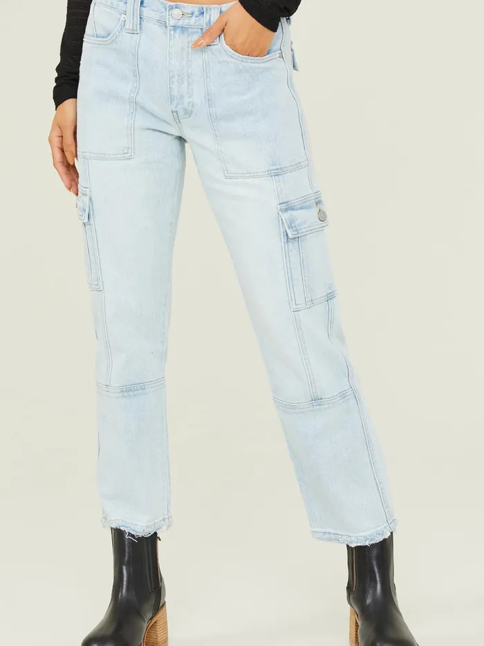 Women Altar039d State Skinny Jeans Waverly Slim Cargo Jeans Lightwash