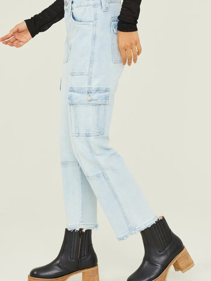 Women Altar039d State Skinny Jeans Waverly Slim Cargo Jeans Lightwash