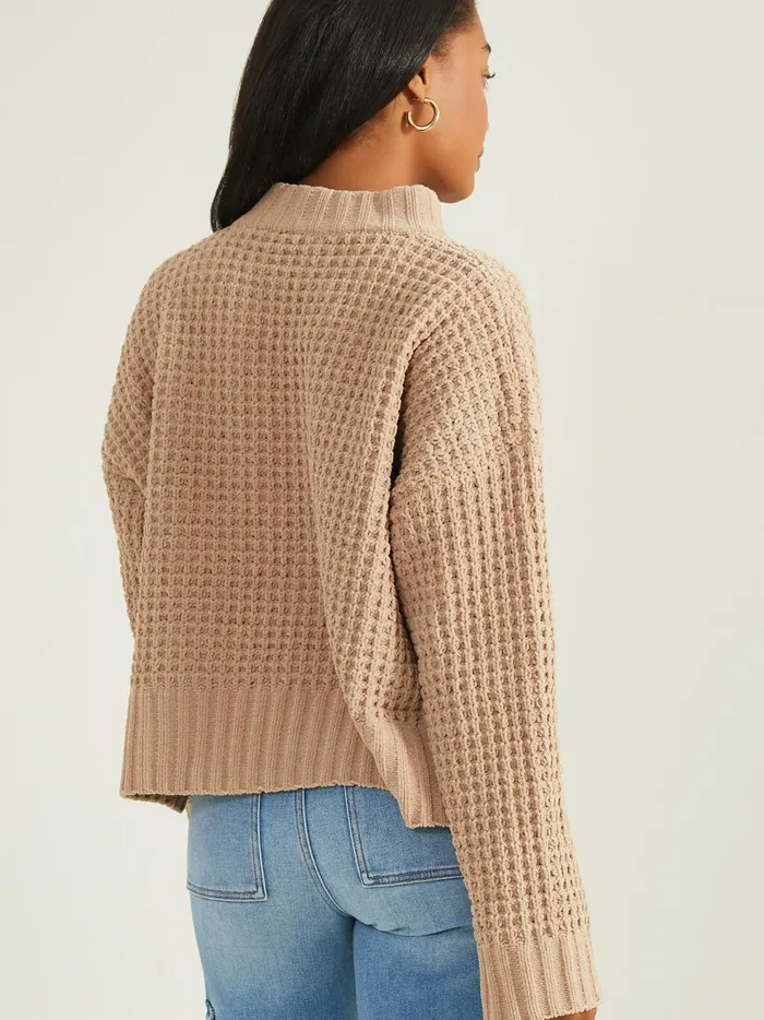 Women Altar039d State Sweaters Natalie Matte Chenille Sweater Taupe