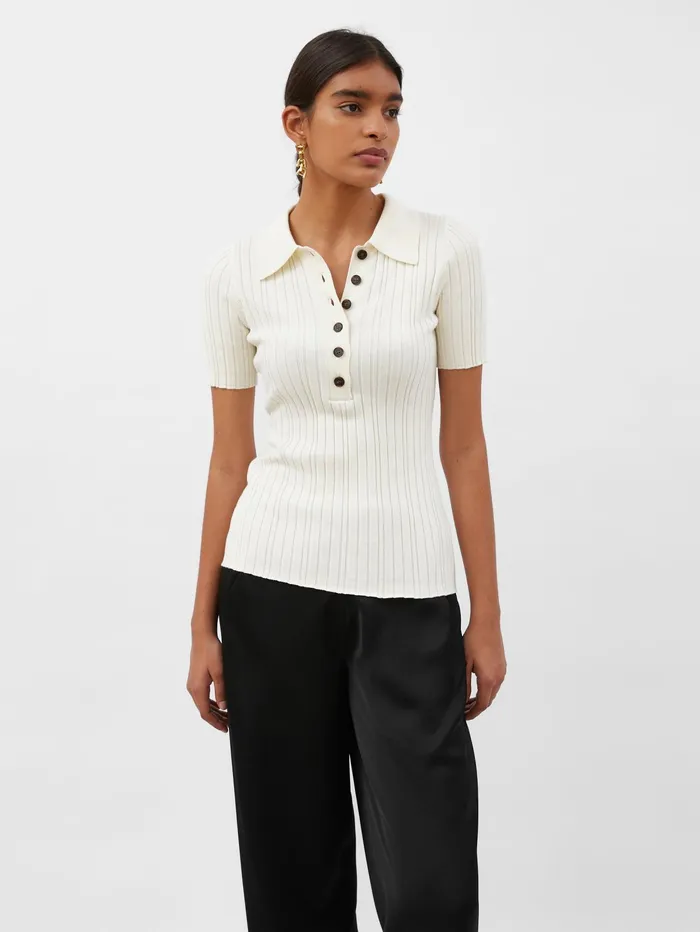 Women Anna Quan 8211 Zora Top In White Silence The UNDONE Tops