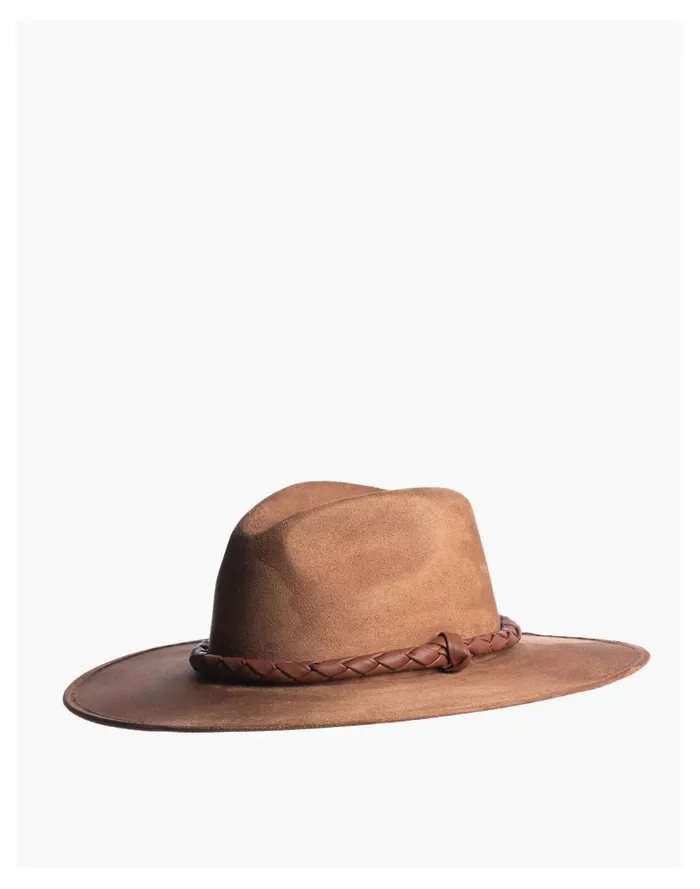 Women ASN Vegan Suede Outlaw Brown Rancher Hat Brown Madewell Hats Women ASN Vegan Suede Outlaw Brown Rancher Hat Brown Madewell Hats