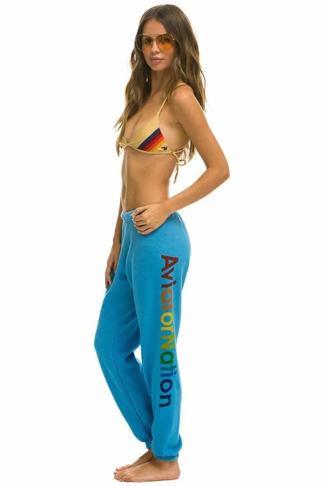 Women AVIATOR NATION ASPEN SWEATPANTS 8211 OCEAN Aviator Nation Sweatpants Women AVIATOR NATION ASPEN SWEATPANTS 8211 OCEAN Aviator Nation Sweatpants