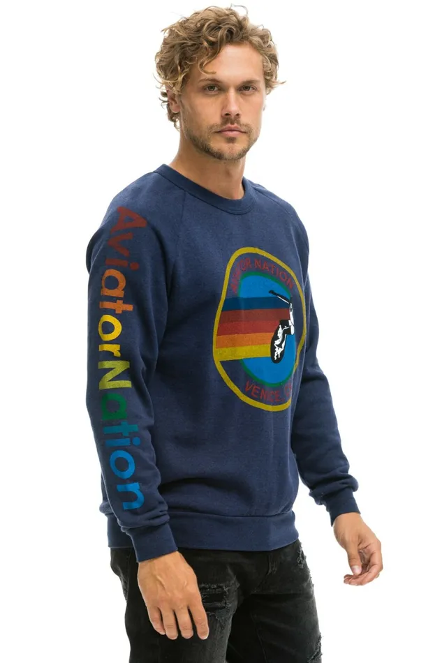 Women AVIATOR NATION CREW SWEATSHIRT 8211 NAVY Aviator Nation UnisexCrewSweatshirt Women AVIATOR NATION CREW SWEATSHIRT 8211 NAVY Aviator Nation UnisexCrewSweatshirt