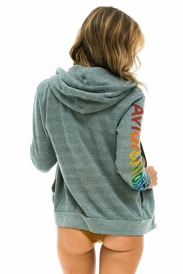 Women AVIATOR NATION MIAMI HOODIE 8211 HEATHER GREY Aviator Nation Hoodies Women AVIATOR NATION MIAMI HOODIE 8211 HEATHER GREY Aviator Nation Hoodies