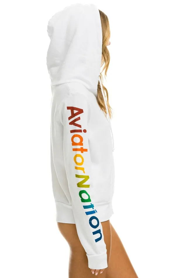 Women AVIATOR NATION NORTH SHORE HOODIE 8211 WHITE Aviator Nation Hoodies Women AVIATOR NATION NORTH SHORE HOODIE 8211 WHITE Aviator Nation Hoodies