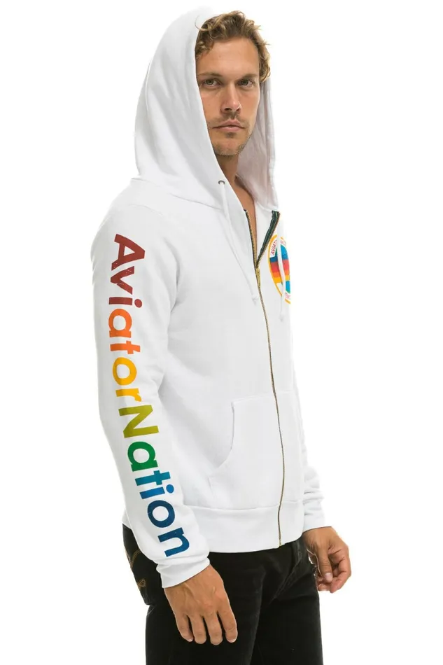 Women AVIATOR NATION NORTH SHORE HOODIE 8211 WHITE Aviator Nation Hoodies Women AVIATOR NATION NORTH SHORE HOODIE 8211 WHITE Aviator Nation Hoodies