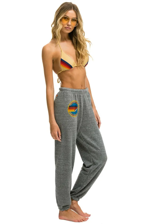 Women AVIATOR NATION SWEATPANTS 8211 HEATHER GREY Aviator Nation Sweatpants Women AVIATOR NATION SWEATPANTS 8211 HEATHER GREY Aviator Nation Sweatpants