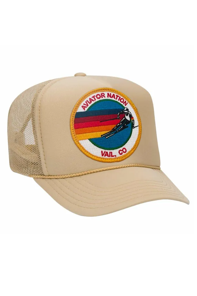 Women AVIATOR NATION VAIL TRUCKER HAT Aviator Nation TruckerHats Women AVIATOR NATION VAIL TRUCKER HAT Aviator Nation TruckerHats