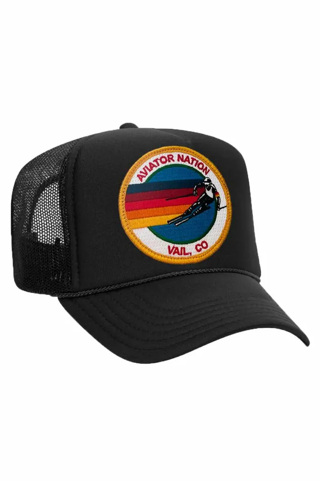 Women AVIATOR NATION VAIL TRUCKER HAT Aviator Nation TruckerHats Women AVIATOR NATION VAIL TRUCKER HAT Aviator Nation TruckerHats