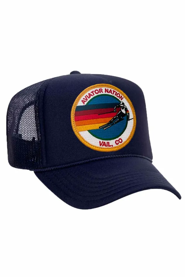 Women AVIATOR NATION VAIL TRUCKER HAT Aviator Nation TruckerHats Women AVIATOR NATION VAIL TRUCKER HAT Aviator Nation TruckerHats