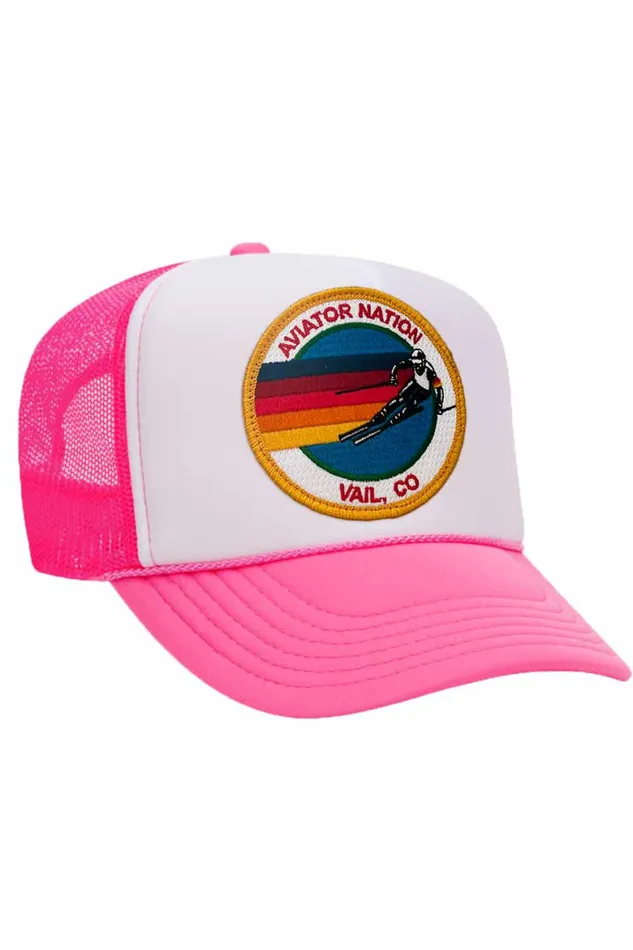 Women AVIATOR NATION VAIL TRUCKER HAT Aviator Nation TruckerHats Women AVIATOR NATION VAIL TRUCKER HAT Aviator Nation TruckerHats
