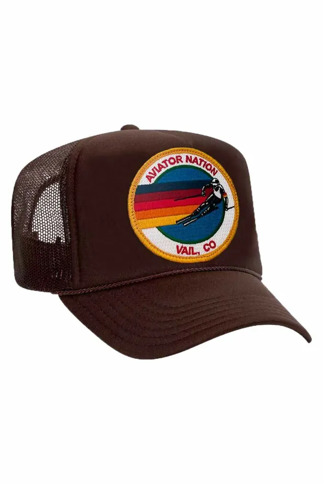 Women AVIATOR NATION VAIL TRUCKER HAT Aviator Nation TruckerHats Women AVIATOR NATION VAIL TRUCKER HAT Aviator Nation TruckerHats