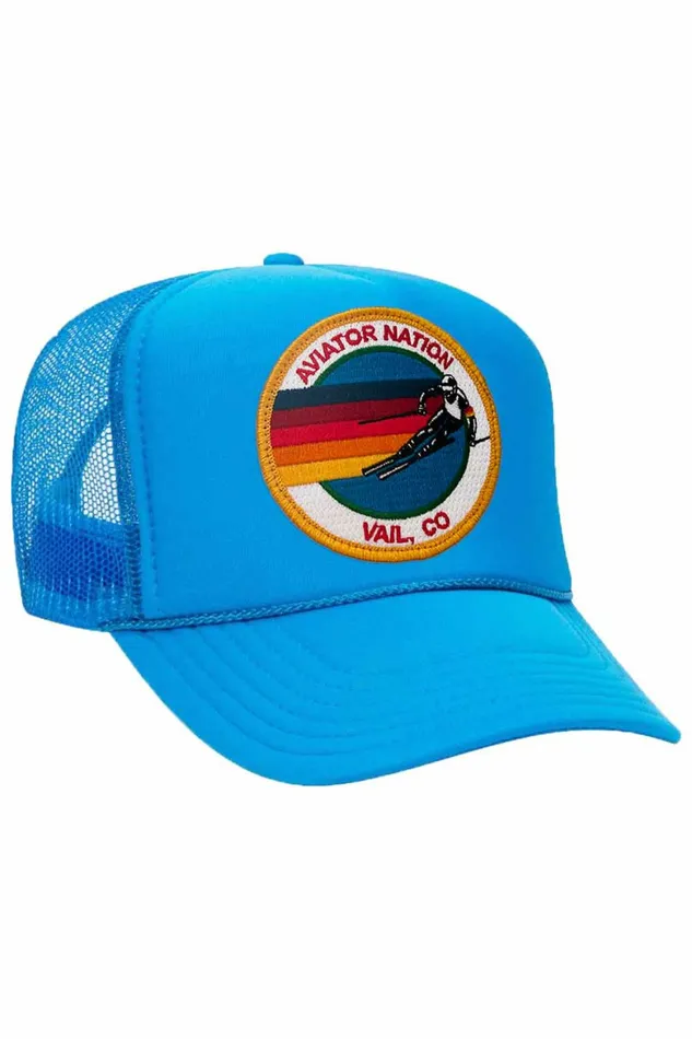 Women AVIATOR NATION VAIL TRUCKER HAT Aviator Nation TruckerHats Women AVIATOR NATION VAIL TRUCKER HAT Aviator Nation TruckerHats