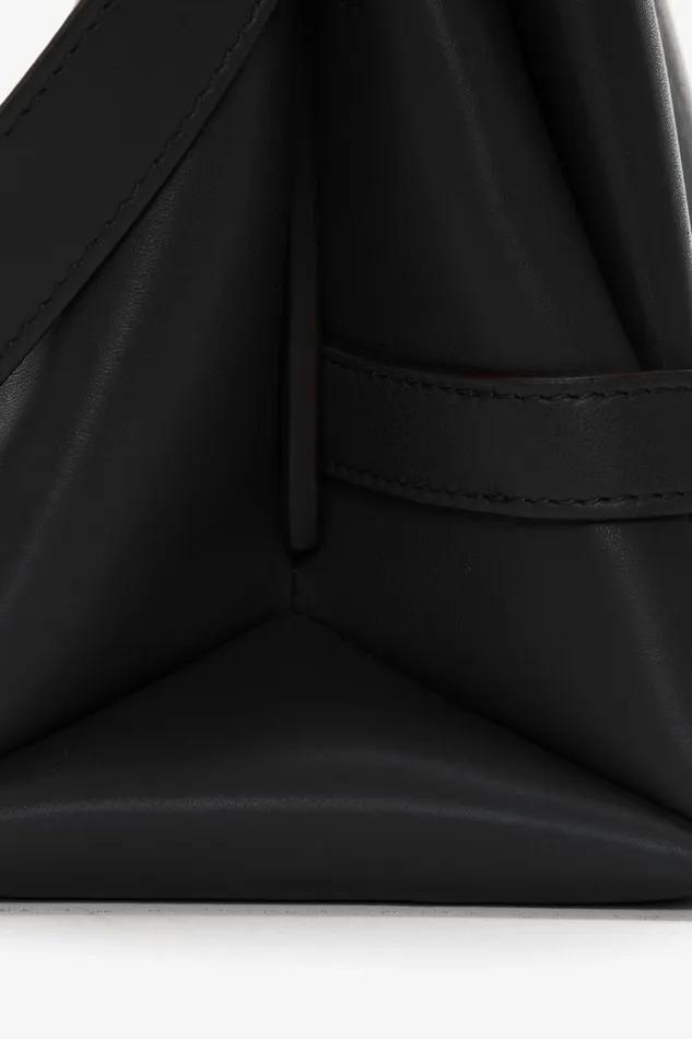 Women Bags Victoria Beckham Chain Pouch With Strap In Black Leather