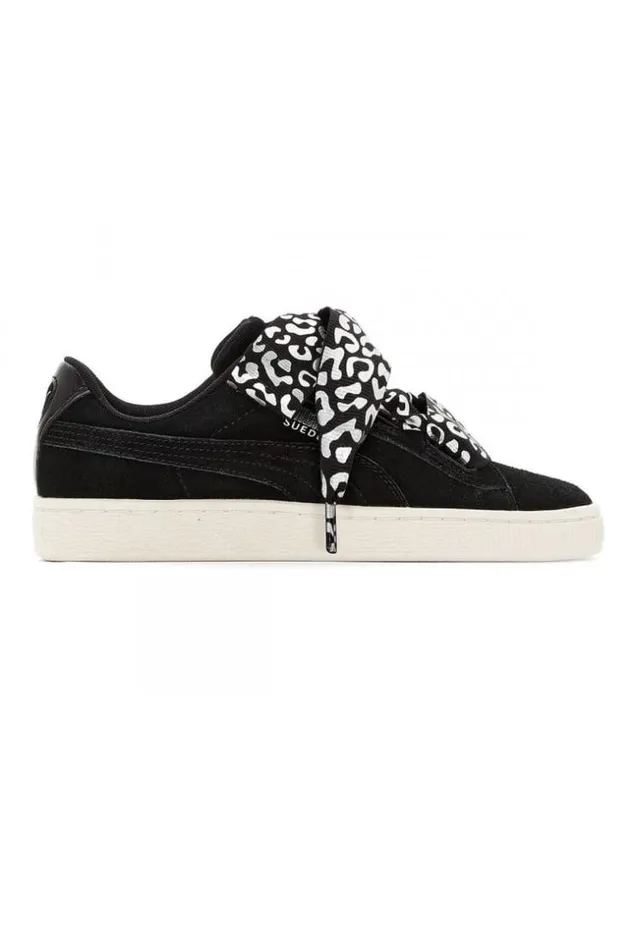 Women Baskets Puma Heart Athluxe BlackSilver Brentiny Paris Sneakers