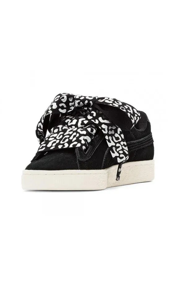 Women Baskets Puma Heart Athluxe BlackSilver Brentiny Paris Sneakers