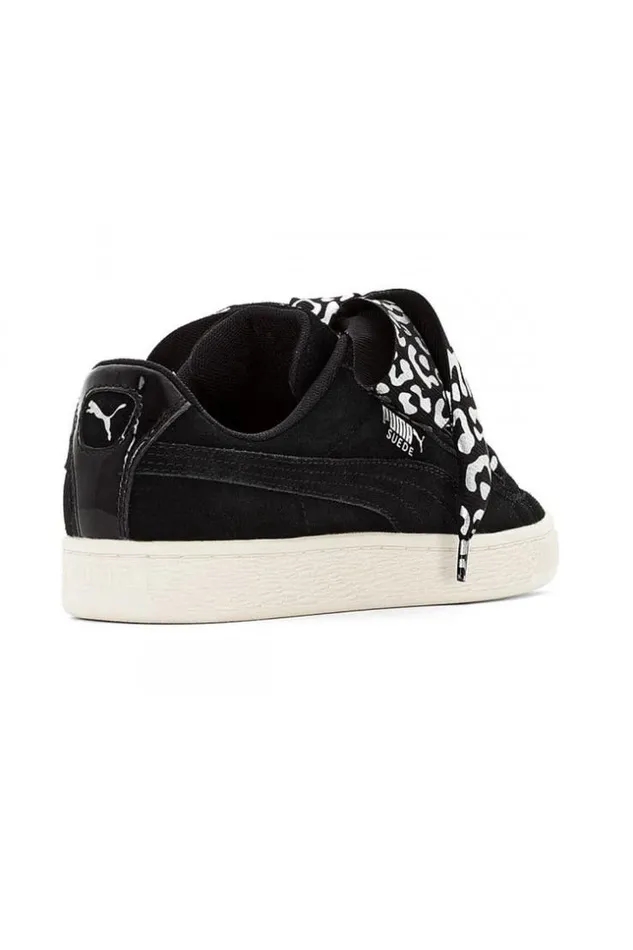 Women Baskets Puma Heart Athluxe BlackSilver Brentiny Paris Sneakers
