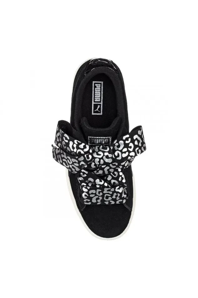 Women Baskets Puma Heart Athluxe BlackSilver Brentiny Paris Sneakers