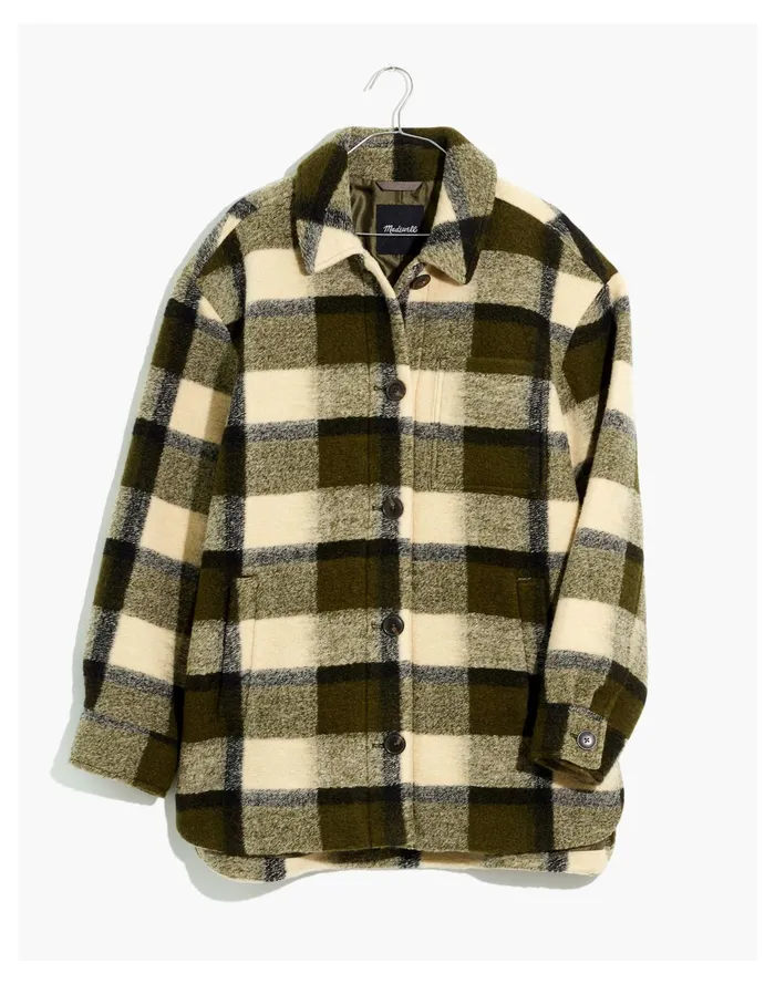 Women Belrose Shirt Jacket In Maran Plaid Plaza Plaid Loden Madewell Jackets Women Belrose Shirt Jacket In Maran Plaid Plaza Plaid Loden Madewell Jackets