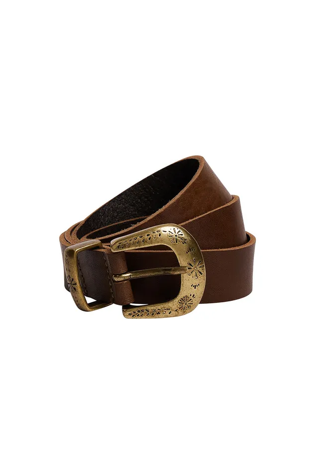 Women Belt Neriette Olive Ceinture Cuir Vert Des Petits Hauts Belts