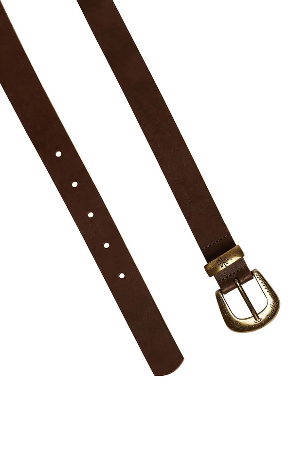 Women Belt Neriette Olive Ceinture Cuir Vert Des Petits Hauts Belts