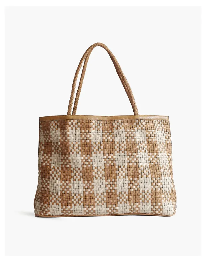 Women BEMBIEN Gabrielle Bag Brown Multi Madewell Totes