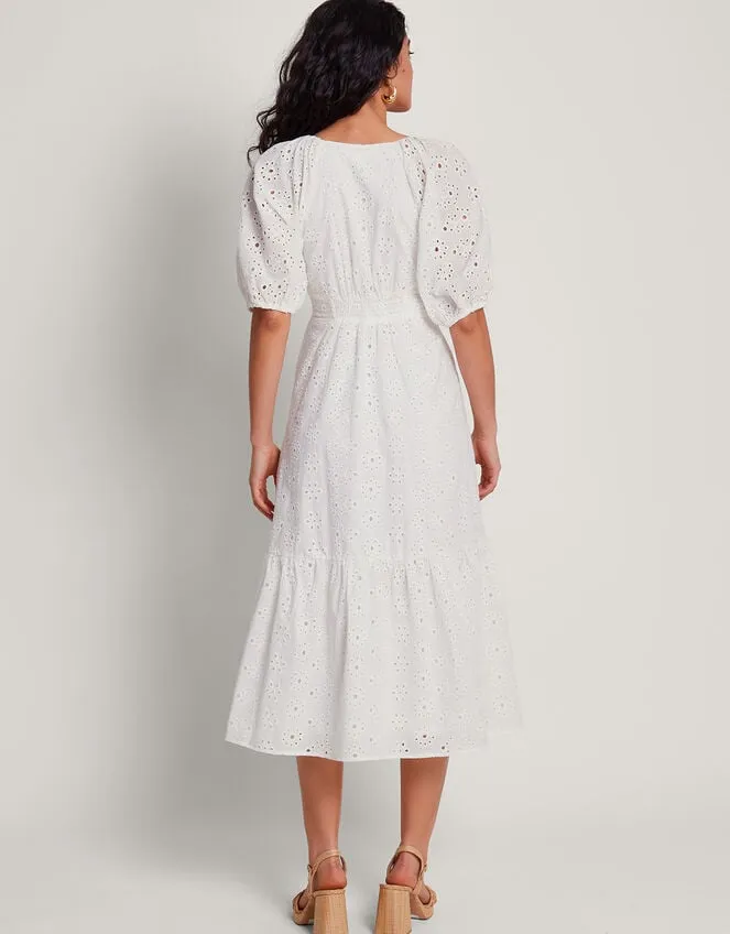 Women Bettie Broderie Dress White Monsoon Dresses