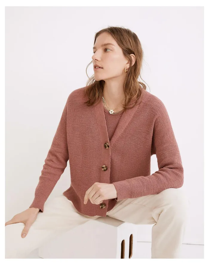 Women Birchmoor Cardigan Sweater Heather Jam Madewell Sweaters Women Birchmoor Cardigan Sweater Heather Jam Madewell Sweaters