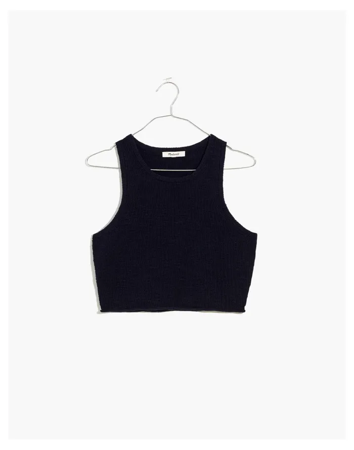 Women Birchmoor Sweater Tank Heather Midnight Madewell Sweaters Women Birchmoor Sweater Tank Heather Midnight Madewell Sweaters