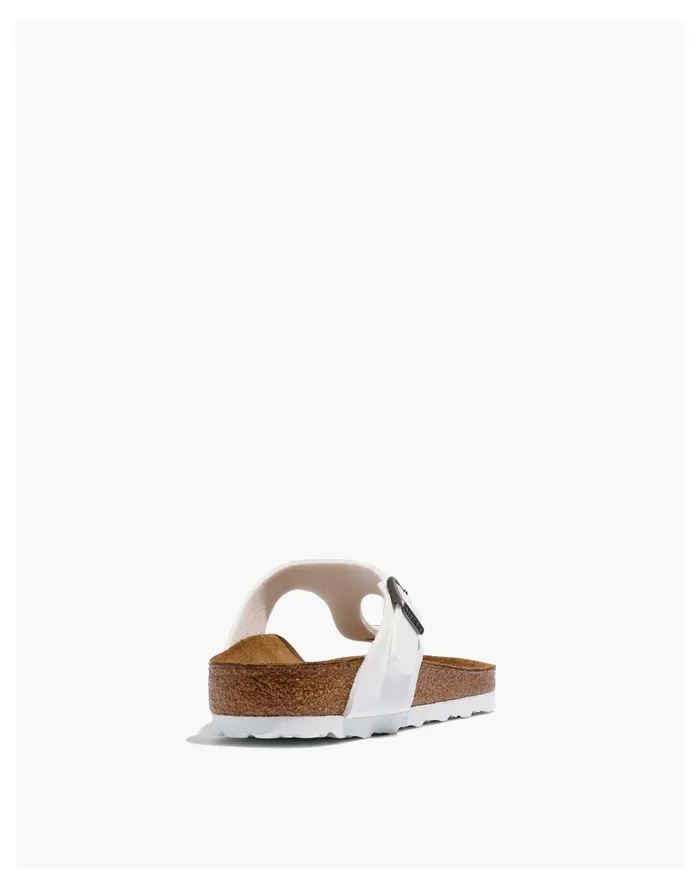 Women Birkenstock Gizeh Sandals In Birko Flor White Madewell Sandals Women Birkenstock Gizeh Sandals In Birko Flor White Madewell Sandals