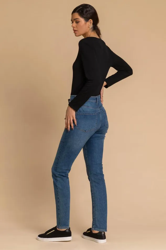 Women Black Long Sleeve Crew Neck TShirt Roman Tops