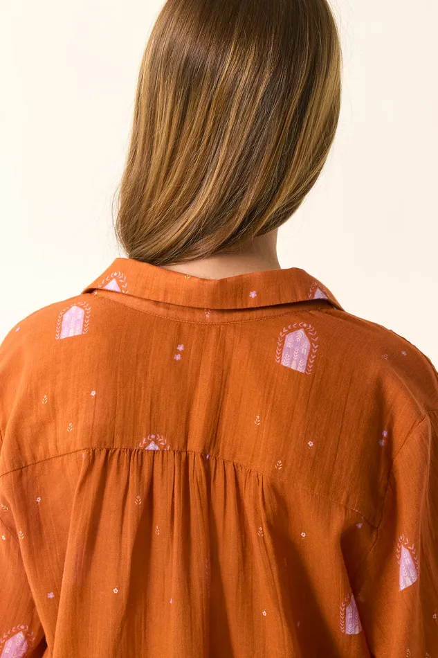 Women Blouse Ema Isba Blouse Coton Multicolore Des Petits Hauts Blouses Shirts and Tops