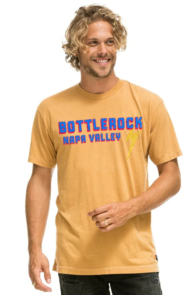 Women BOTTLEROCK 2023 TEE 8211 KHAKI Aviator Nation UnisexTees Women BOTTLEROCK 2023 TEE 8211 KHAKI Aviator Nation UnisexTees
