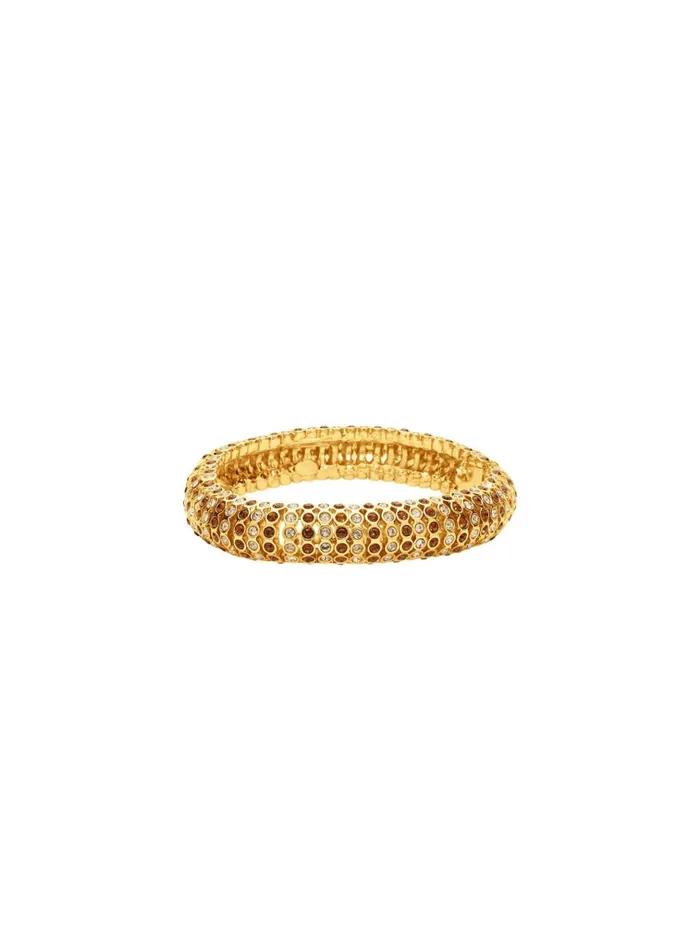 Women Bracelets Oscar De La Renta Slim Disco Cuff Topaz Multi