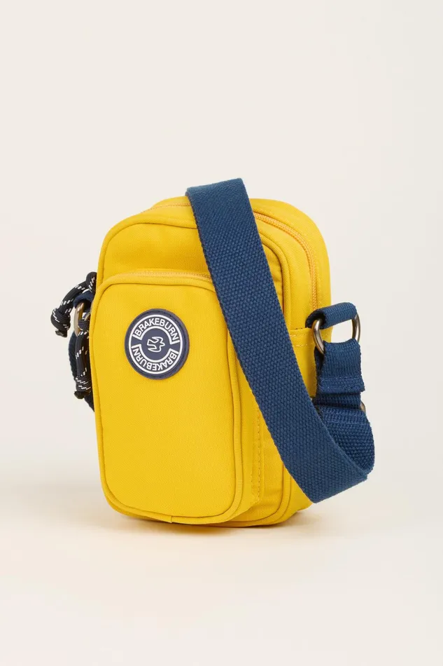 Women Brakeburn Bags and Purses Yellow Yellow And Navy Small Pouch Crossbody Bag