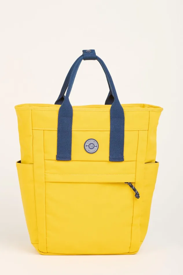 Women Brakeburn Bags and Purses Yellow Yellow And Navy Tote Backpack