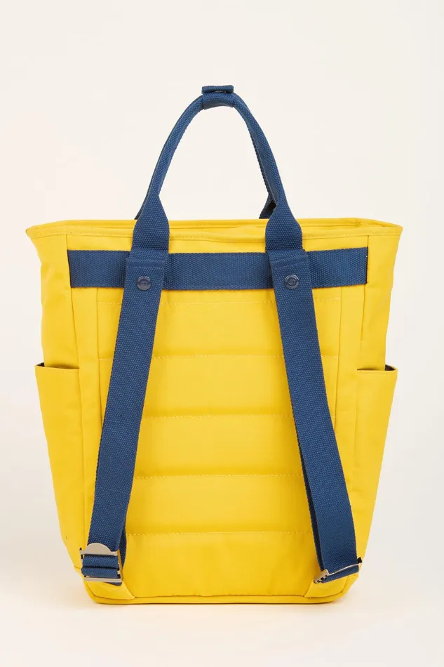 Women Brakeburn Bags and Purses Yellow Yellow And Navy Tote Backpack