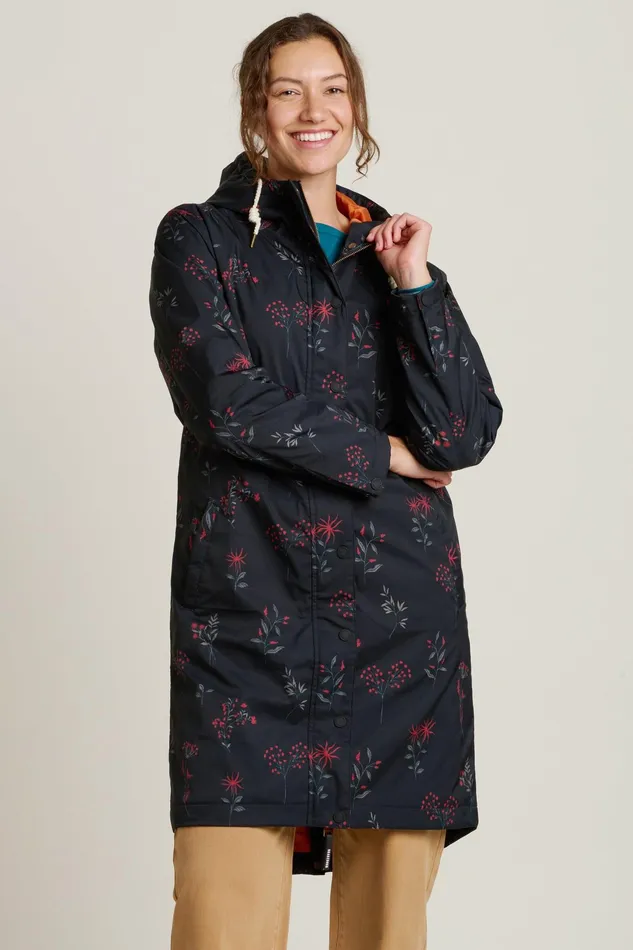 Women Brakeburn Coats And Jackets Charcoal Bloom Two Showerproof Jacket